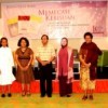 Susilahati (second from right) with some of the writers at the launch in Jakarta Credit: Muhammadiya