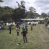 Protesters play football in their camp. Credit: Judith Henríquez Acuña/IPS. 