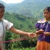 Indigenous women in Chiquimula making rope out of maguey (Agave americana) fiber.  Credit: Danilo Valladares/IPS
