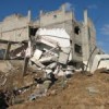 Gaza homes destroyed by Israeli bombing. Credit: Erin Cunningham