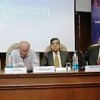 Representatives from South Africa, India and Brazil at a meeting to devise a social development strategy for IBSA. Credit: ICSSR/IPS