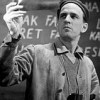 Ingmar Bergman on the set of "Wild Strawberries" in 1957. Credit: PD-SWEDEN