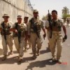 Solano, third from left, on patrol in Basra. Credit: Norman Solano.