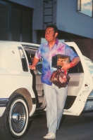 Garzón as Heriberto de la Calle, a shoeshine man who insulted politicians while polishing their shoes. Credit: Revista Número Garzón as Heriberto de la Calle, a shoeshine man who insulted politicians while polishing their shoes. Credit: Revista Número
