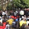 Media representatives gather in Nairobi to protest against the Media Council of Kenya Bill. Credit: Joyce Mulama