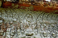 Carved lintel on the disputed Preah Vihear temple depicting the Hindu guru Krishna with his disciple Arjuna. Credit: Wikipedia Carved lintel on the disputed Preah Vihear temple depicting the Hindu guru Krishna with his disciple Arjuna. Credit: Wikipedia