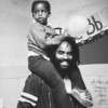 Mumia Abu-Jamal with his son Mazi, before his arrest for murder in 1981 Credit: Abu-Jamal family
