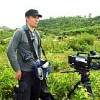 Marc Eberle shooting in Laos.  Credit: Andrew Nette/IPS