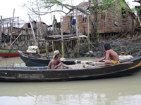Fishermen trying to get back to normal activity near an isolated cyclone-hit village in the Irrawaddy Delta. Credit: Moe Yu May/IPS Fishermen trying to get back to normal activity near an isolated cyclone-hit village in the Irrawaddy Delta. Credit: Moe Yu May/IPS