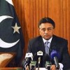 Musharraf announces his resignation in a televised address.  Credit:   