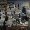 The police archives were found in messy bundles in a run-down, unfinished building. Credit: National Security Archive/Daniel Hernández-Salazar