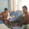 Wounded indigenous men at the hospital in Bagua. Credit: Milagros Salazar/IPS