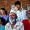 Acharya's wife, parents and children await his return five years after he was abducted by soldiers.  Credit: Sam Kang Li/IPS