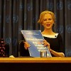 The actress Nicole Kidman at the U.N. on Nov. 25, the International Day for the Elimination of Violence against Women. Credit: Wolfgang Kerler/IPS