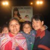 Gladys Pacotaype and her family at the screening of the film. Credit: Milagros Salazar/IPS.