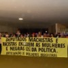 Protesters rally against women