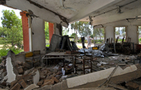 Darra Adamkhel school bombed on May 27. Credit: Ashfaq Yusufzai/IPS