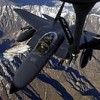 A U.S. Air Force F-15E Strike Eagle aircraft on a mission over Afghanistan on May 29, 2008. Credit: Master Sgt. Andy Dunaway, U.S. Air Force