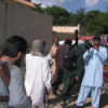 Media staff in Buner, a town next to Swat, as Taliban leave the area on Apr. 24 following an understanding with the government.  Credit:   