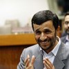 Iranian President Mahmoud Ahmadinejad after giving a speech at the 2007 U.N. General Assembly. Credit: UN Photo/Mark Garten 