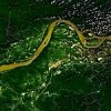 The Amazon River and rainforest viewed from space. Credit: NASA