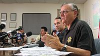 Sheriff Joe Arpaio at a recent press conference.  Credit: Valeria Fernández/IPS