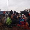 Climate activists arrested by the Danish police.  Credit: Claudia Ciobanu/TerraViva