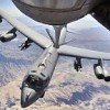 A B-52H from the 2nd Bomb Wing refuels over Afghanistan.  Credit: U.S. Air Force photo/Master Sgt. Lance Cheung