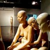 Xiang Jing's sculptures in fibreglass can be disturbing.  Credit: Bruce Lim/IPS