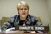 Charlotte Bunch, director of the Centre for Women's Global Leadership and a vocal proponent of the new agency, called it a "great victory for women's rights". Credit: UN Photo/Paulo Filgueiras 
