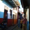 Students on street in La Candelaria, Bogotá's old city.  Credit: Helda Martinez/IPS