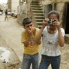 Children photographers at work Credit: Mona Alami