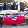 Funeral for victims of MINUSTAH assault in the Bois Neuf district of Cité-Soleil, January 2007.  Credit: Wadner Pierre