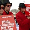 Protesters in Copenhagen tell rich countries: "Pay your climate debt!" Credit: TerraViva Credit: TerraViva