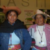 Irma Luz Poma Canchumani, a Quechua woman from Peru, and her mother, at Klimaforum09. Credit: Daniela Estrada/IPS