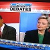 Barack Obama and Hillary Clinton square off in New Hampshire on Jan. 5, 2008. Credit: motherpie