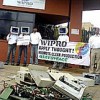 Activists return e-waste to WIPRO, a major Indian manufacturer.  Credit: Greenpeace