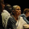 Ela Bhatt, founder of India's Self-Employed Women's Association (SEWA), at the Sep. 23, 2008 poverty hearing in New York. Credit: GCAP