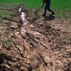 Severe erosion in a wheat field in the U.S. Pacific northwest state of Washington. Credit: USDA