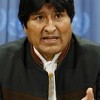 Bolivian President Evo Morales addresses a press conference on climate protection. Credit: UN Photo/Eskinder Debebe  