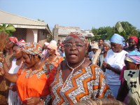 Women of the Tocamacho community celebrate 210 years since the Garífunas' arrival in Honduras. Credit: Black Fraternal Organisation of Honduras Women of the Tocamacho community celebrate 210 years since the Garífunas' arrival in Honduras. Credit: Black Fraternal Organisation of Honduras