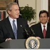 President Bush with Alberto Gonzales announcing his nomination as attorney general in November 2004. Credit: White House photo