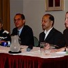 From right to left: Minky Worden, Akbar Ganji, Hadi Ghaemi and Mehrangiz Kar. Credit: Omid Memarian/IPS