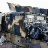 NATO vehicle damaged by Taliban in Peshawar, Dec. 7 Credit: Ashfaq Yusufzai/IPS
