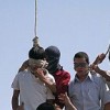Two young men are hanged in the city of Mashhad, Iran in 2007. Credit: ISNA