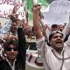 Journalists protesting against the killing of their colleagues.  Credit: Rahat Dar/IPS