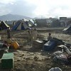 Families displaced from Helmand at the Musa Qala Camp outside Kabul  Credit: Anand Gopal/IPS
