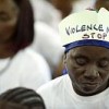Women participate in the "16 days of Activism" campaign against gender violence, launched Nov. 25 by the United Nations Mission in Liberia (UNMIL). Credit: UN Photo/Christopher Herwig