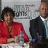 U.N. High Commissioner for Human Rights, Navi Pillay and minister of justice and constitutional development, Jeff Radebe. Credit: Saaleha Bamjee-Mayet/IPS 