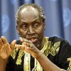 Ngugi wa Thiong'o, director of the International Centre for Writing and Translation at the University of California, speaks to the press on R2P. Credit: UN Photo/Mark Garten 